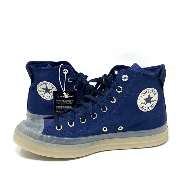 Converse CTAS CX Stretch All Star High Top Navy Canvas Women Sneakers A03295C - Picture 2 of 10